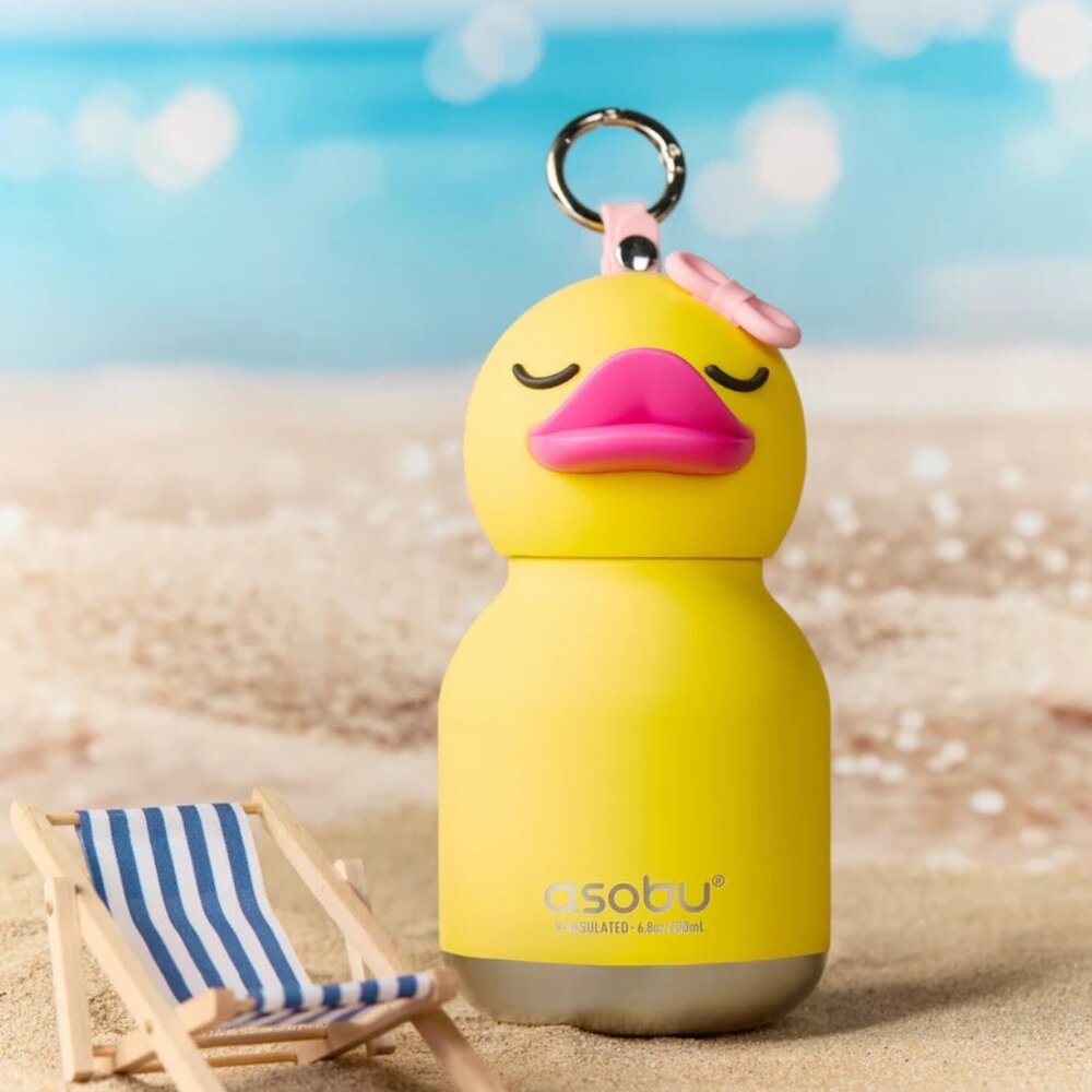 Mini Bestie Duck Water Bottle NWT